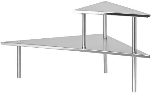 bremermann Küchen-Eckregal, Küchenregal, Gewürzregal (Metallisch)