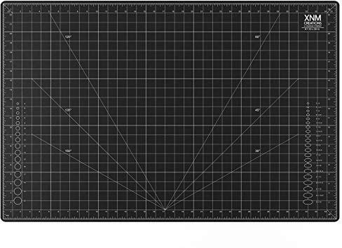 XNM Creations Hochwertige, selbstheilende Schneidematte, 61 x 91,4 cm, A1-3-lagige PVC-Konstruktion, doppelseitig, imperiale und metrische Rasterlinien, perfekt zum Schneiden, Nähen und Basteln