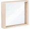Rayher Cornice In Legno con Doppio Vetro Acrilico, da Appoggiare, Legno Naturale Non Trattato, 16 x 22 x 3.5 cm, da Personalizzare e Colorare, 62840505