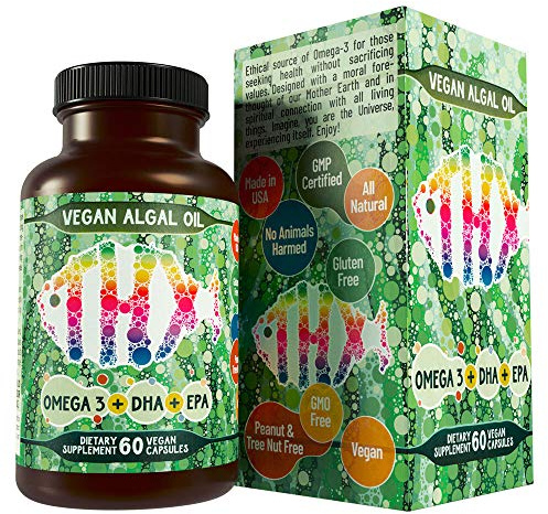Vegan Omega 3 Algae Oil with DHA EPA The Fish-Less Oil Blend
