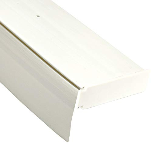 Bestlivings 3-Läufige Vorhangschiene mit Innenlauf aus Kunststoff in 390cm (3x90cm, 1x120cm), Kunststoff Blende GRAU, Gardinenschiene