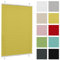 Plissee ohne Bohren 80 cm x 120 cm - Gelb - Plissee klemmfix, Rollos für Fenster ohne Bohren, Jalousien Fenster für innen, Raffrollo, Fenster plissee