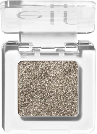 e.l.f. Fine as Fleck Glitter Eyeshadow - Filthy Rich | Lidschatten mit Glitzer, Weiche Textur, Augen Make-up mit Schimmer, Langanhaltend, Vegan | 0.07 oz. (2g)