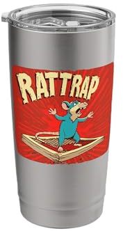 Funny looking Rat Trap Costume Stainless Steel Insulated Tumbler