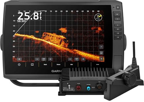 Garmin 10 Zoll ECHOMAP Ultra 2 Livescope Plus Bundle
