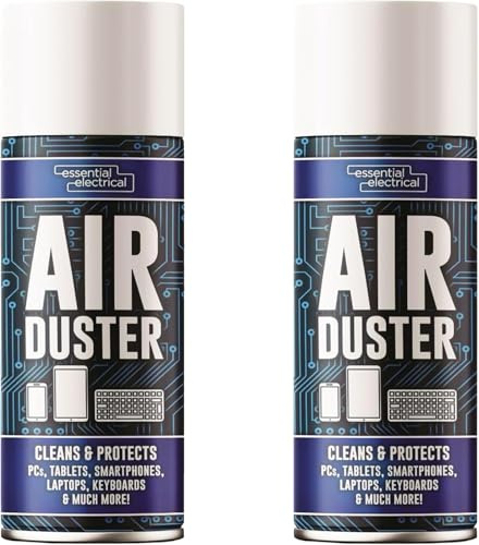 400ml Essential Electrical Air Duster Cleans & Protects PCs, Tablets & More (1)