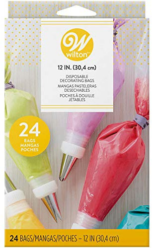 Manga Pastelera Desechable con casquillo de plástico de 30 cm. 24 ud.