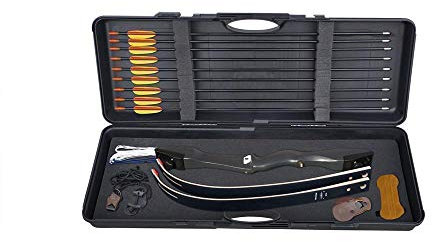 RAGIM Bogenset Recurvebogen Matrix Evo 68 Komplettset mit Pfeilen und viel Zubehör 34