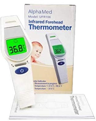 ALPHAMED CE Infrared Thermometer Open Min Health
