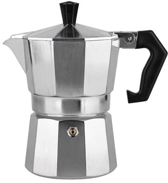 MERMOO YILAN Espressokocher Für 3 Tassen Aluminium Mokka italienische Espressomaschine 150ml Mokka Topf Espressokocher