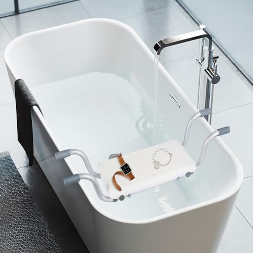 Asiento de Bañera Adulto Antideslizante - Tabla Bañera - Silla Bañera Personas Mayores Ortopedia Baño - Tabla de Baño para Bañera de Seguridad,73-83 * 22 * 18cm