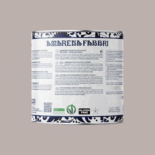 Lucgel Amarena Fabbri Ciliegia 16/18 allo Sciroppo Precandita - 2,7 Kg -