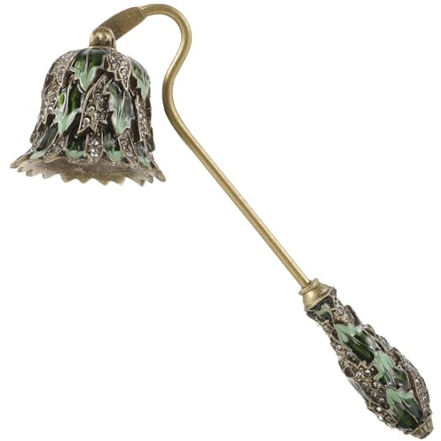 PRETYZOOM Spegnicandele in Metallo Manico Lungo 17X6X45 CM 130 G per Candele Profumate e Aromaterapia Attrezzo Sicuro per Spegnere Stoppini Accessorio Decorativo per Casa