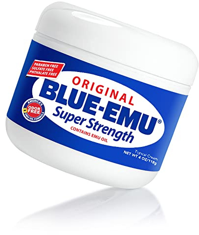 Blue-Emu Original Super Strength Cream, Soothing Muscle & Joint Support, 4 Oz