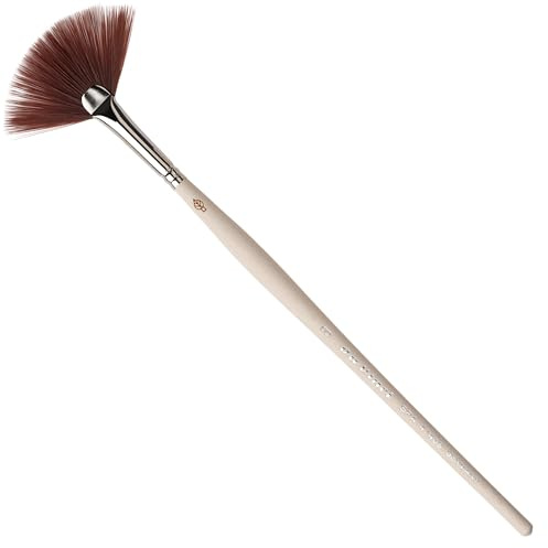 da Vinci MASK FAN BRUSH for face mask, enzymatic peeling, fruit acid peeling / synthetic fibre / handmade in germany