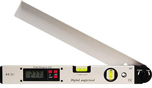 Medid 490045 Zimmermannswinkel alumínio Digital 400 mm 2 burbujas. Cap 0 – 220 °