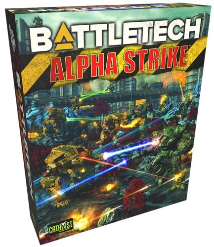 Catalyst Game Labs - BattleTech Alpha Strike Box Set - Miniaturenspiel - Kriegsspiel - Figuren - Brettspiel - Ab 12 Jahren - Für 1-2 Spieler - Englische Version, Braun