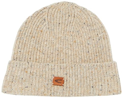 camel active Herren 406490/2m49 Beanie Mütze, Braun, Einheitsgröße EU