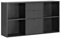 mokebo Aktenregal oder Raumteiler Regal in Schwarz 'Der Verstauer', Holzregal mit Schubladen & Fächern, Bücherregal oder Würfelregal fürs Büro, Regal fürs Kinderzimmer in 132x75x35 (B/H/T in cm)