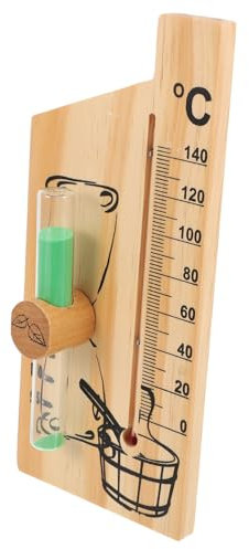 Toddmomy Minuterie De Sauna avec Sablier De Accessoire Pratique Et Élégant pour Spa Et Hammam