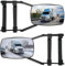 Gobesty Lot de 2 rétroviseurs universels pour caravane, avec sangles en caoutchouc, réglables, supplémentaires, pour tous les véhicules courants, caravanes, voitures