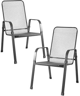 MFG Streckmetall-Stapelstuhl MEC-Stor, 2-er Set