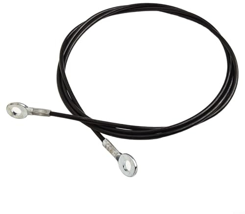 Cable de repuesto de alambre de acero de 5 mm para gimnasios, con revestimiento de nailon para mayor durabilidad (2 m)