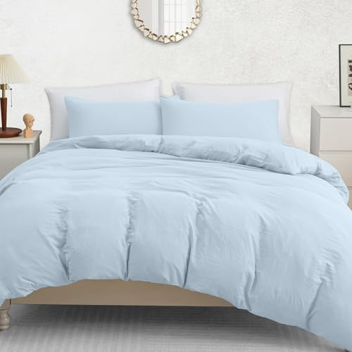 Pamposh King Size Duvet Cover Sets - Pre Washed Microfibre Bedding Set | Premium Brushed Microfibre, Hotel Quality Feel, King (220 x 230 cm), OEKO-TEX Certified, Machine Washable, Zipper Closure