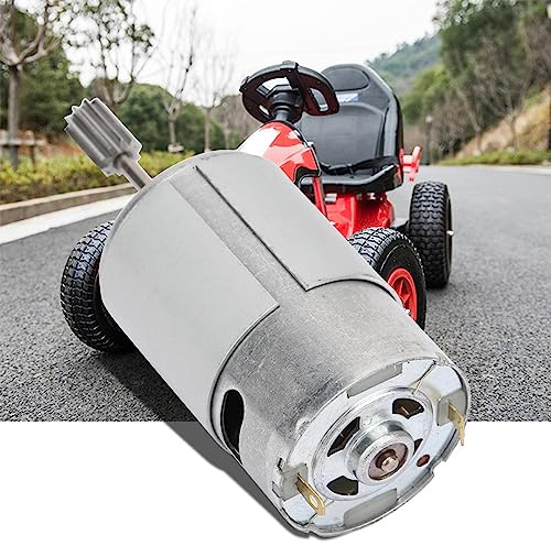 Eminchu Micromotor RS550 de Alta Velocidad, Gran Potencia para Coche de Juguete Eléctrico, Motocicleta, Compacto, Ligero, de bajo Ruido, Rendimiento Estable para Niños, Hecho de Material de Primera