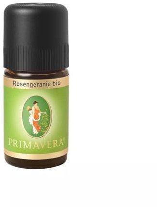 PRIMAVERA Ätherisches Öl Rosengeranie bio 5 ml - Aromaöl, Duftöl, Aromatherapie - ausgleichend, regenerierend - vegan