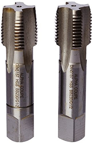 KS Tools 998.0403 Jeu de 2 Tarauds main gaz ø 1/2