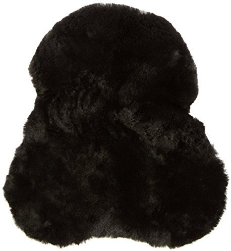 Engel Reitsport | Sattelsitzbezug Sattelauflage echtes Merino Lammfell SABEZ1-L-SCH für englische Reitsattel schwarz Größe L