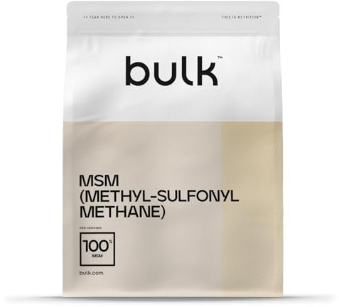 Bulk MSM Pulver, Reines, organisches MSM, Methylsulfonylmethane, 500 g
