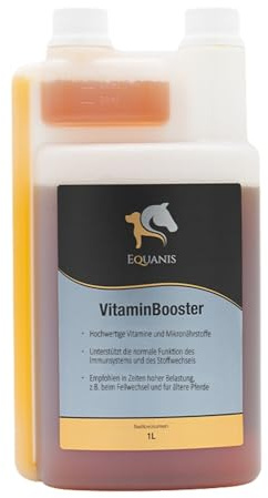 VitaminBooster - Vitaminsaft für Pferde - Versorgt das Pferd mit wichtigen Nährstoffen