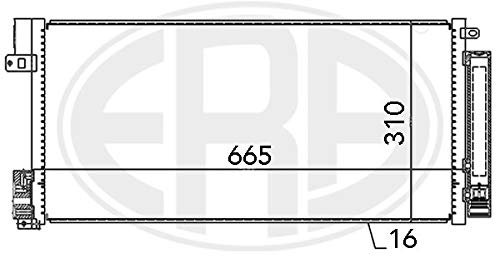 ERA 667004 Condensatore climatizzatore con essiccatore