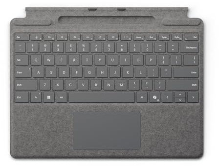 Microsoft Tastiera Surface Pro 13 Keyboard con scomparto per Penna - Platino