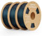 DEEPLEE Silk PLA Filament, Shiny Silk 3D Drucker Filament 1.75mm, Multicolor Filament PLA, Maßgenauigkeit +/- 0.02mm, 1kg(2.2lb) Spule, Galaxie Schwarz 3KG