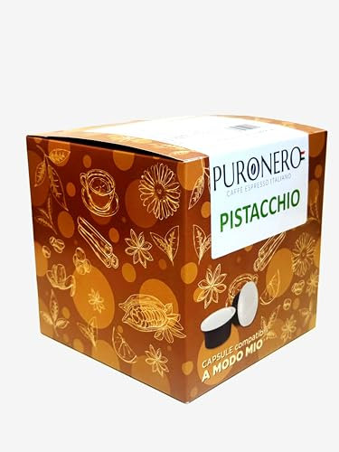 96 CAPSULE PURONERO AL GUSTO DI PISTACCHIO COMPATIBILI CON LAVAZZA A MODO MIO