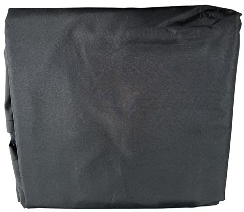 Toile de rechange pour parasol déporté MOLOKAI 3x4m noir – rectangulaire, polyester déperlant et anti-UV