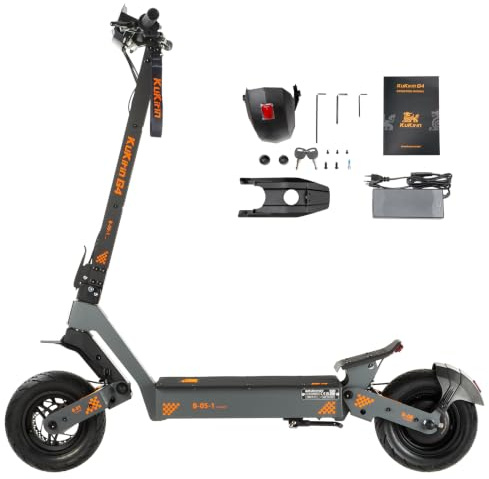 KuKirin G4 Trottinette Électrique Adulte CE - 75km Autonomie, Pliable 120kg, Double Frein à Disque, Scooter Électrique avec Suspension Avant/Arrière