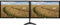 COMPUCLEAR Dual Monitor Gaming Setup, 27-inch Quad HD IPS LED Display CB270HU, 2560 x 1440 HDMI DP DVI, USB 2.0, Integrated Speakers Black