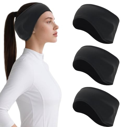 3 diademas de invierno para hombre y mujer, para deporte, a prueba de viento, calentadores de orejas para mujer, calentadores de orejas para hombre, cinta para la cabeza, casco de bicicleta, para