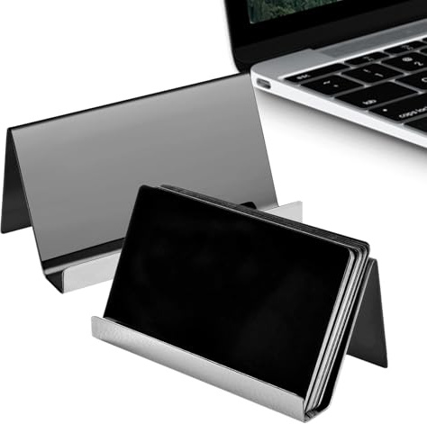 Porte-cartes de visite | Accessoires d'organisation de bureau | Support de cartes de visite | Pour bureau, intérieur, lieu de travail, studio, entreprise scolaire