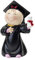 Mopec figura pastello Pita graduati, resina, Nero, 6 x 8 x 14 cm