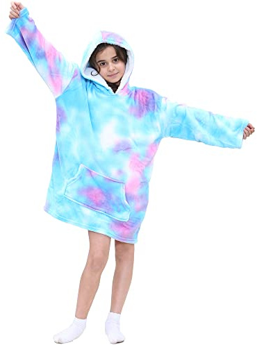 A2Z 4 Kids Oversized Hoodie Blanket Soft Fleece Kangaroo Pocket | Super Soft Warm Snuggle Sweatshirt Hoodie for Kids Cozy Comfort Wear
