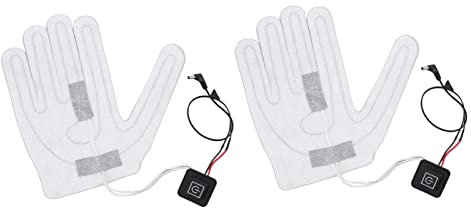 Topyond 2 Stück Elektrische Heizfolie – 3 Gänge Verstellbare Heizfolie Als Ersatz Für Heizhandschuhe – Elektrische Gleichstrom-Heizkissen Für Skihandschuhe – Erwärmen Sie Ihre Hände Bei Kaltem Wetter