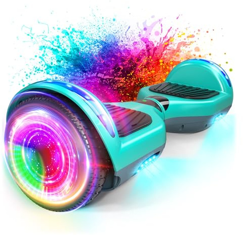 SISIGAD Scooter, 6.5 Flash Wheels & Corlorful LED Lights, All for Girls Boys Kids Ages 6+