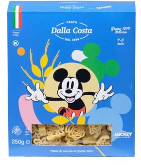 Dalla Costa Mickey & Friends Semolamjöl Av Durumvetemjöl Sparpaket 15x250g