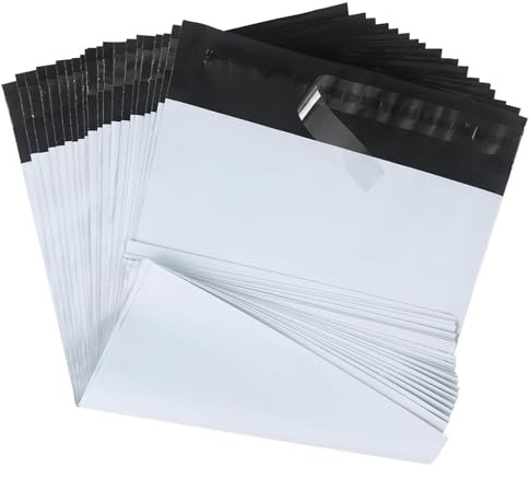 Autoadhésive Sachet Colis, Lot de 30 sacs postaux en aluminium, sacs postaux, 50x60cm avec fermeture autocollante, opaques, imperméables, pour l'expédition de vêtements et de textiles