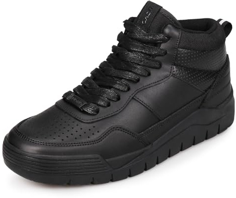 UOVO Mens Black School Shoes Size 7UK(40EU)
